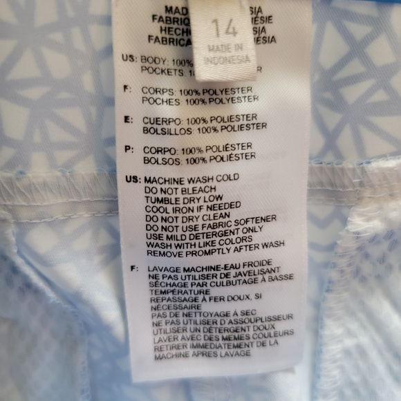 Adidas Deco print Golf Shorts - Picture 7 of 8